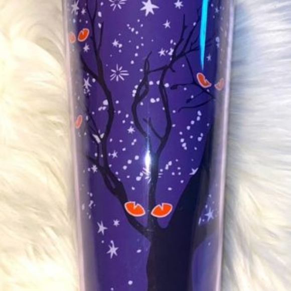 🎃NEW SET OF STARBUÇKS TUMBLERS DRINK CUPS SPOOKY GLOW IN DARK HALLOWEEN - Picture 2 of 10